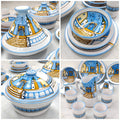 service de table Porte Bleue