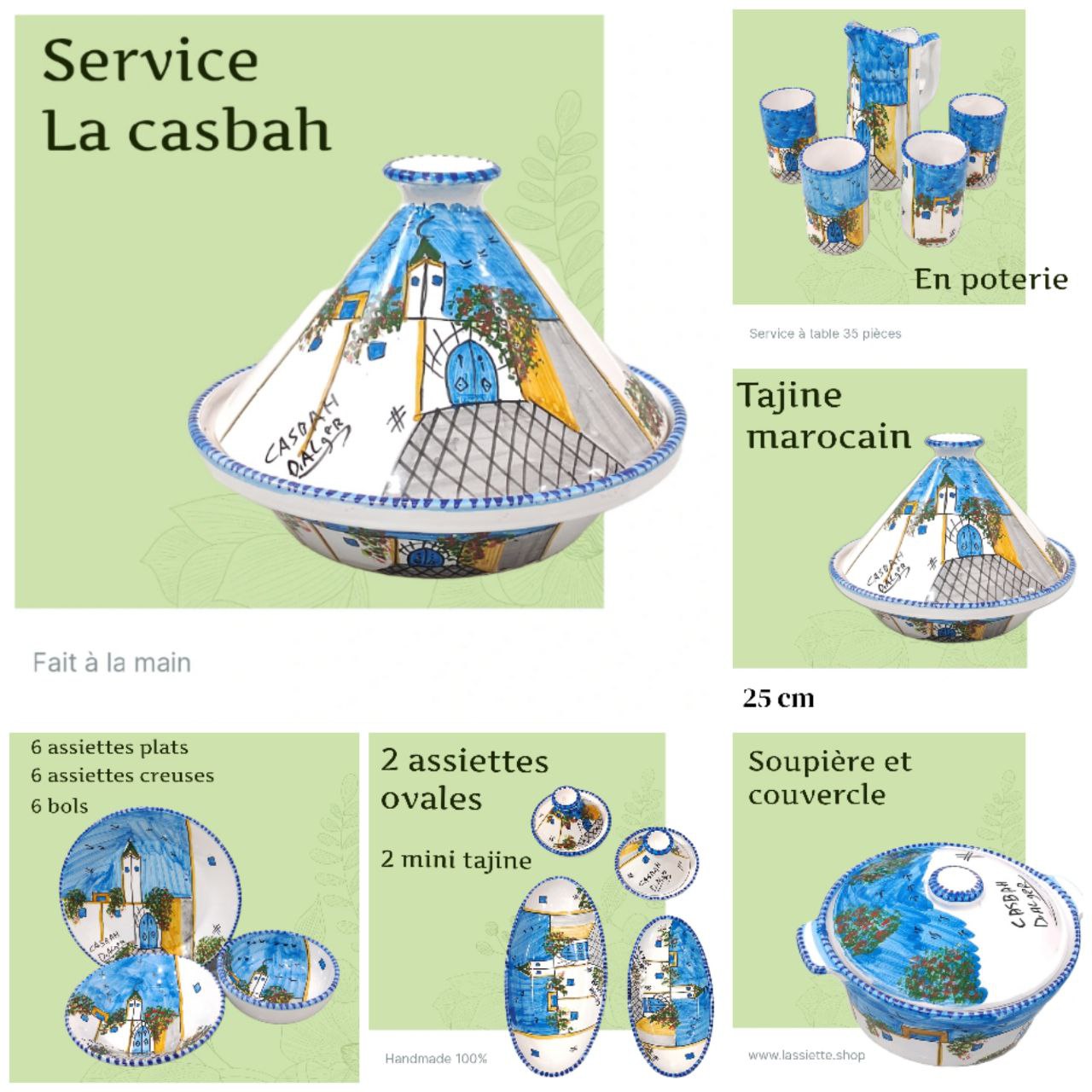 𝘀𝗲𝗿𝘃𝗶𝗰𝗲 𝗱𝗲 𝘁𝗮𝗯𝗹𝗲 la casbah